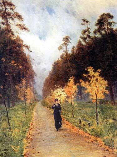 Isaac Levitan Autumn day. Sokolniki. china oil painting image